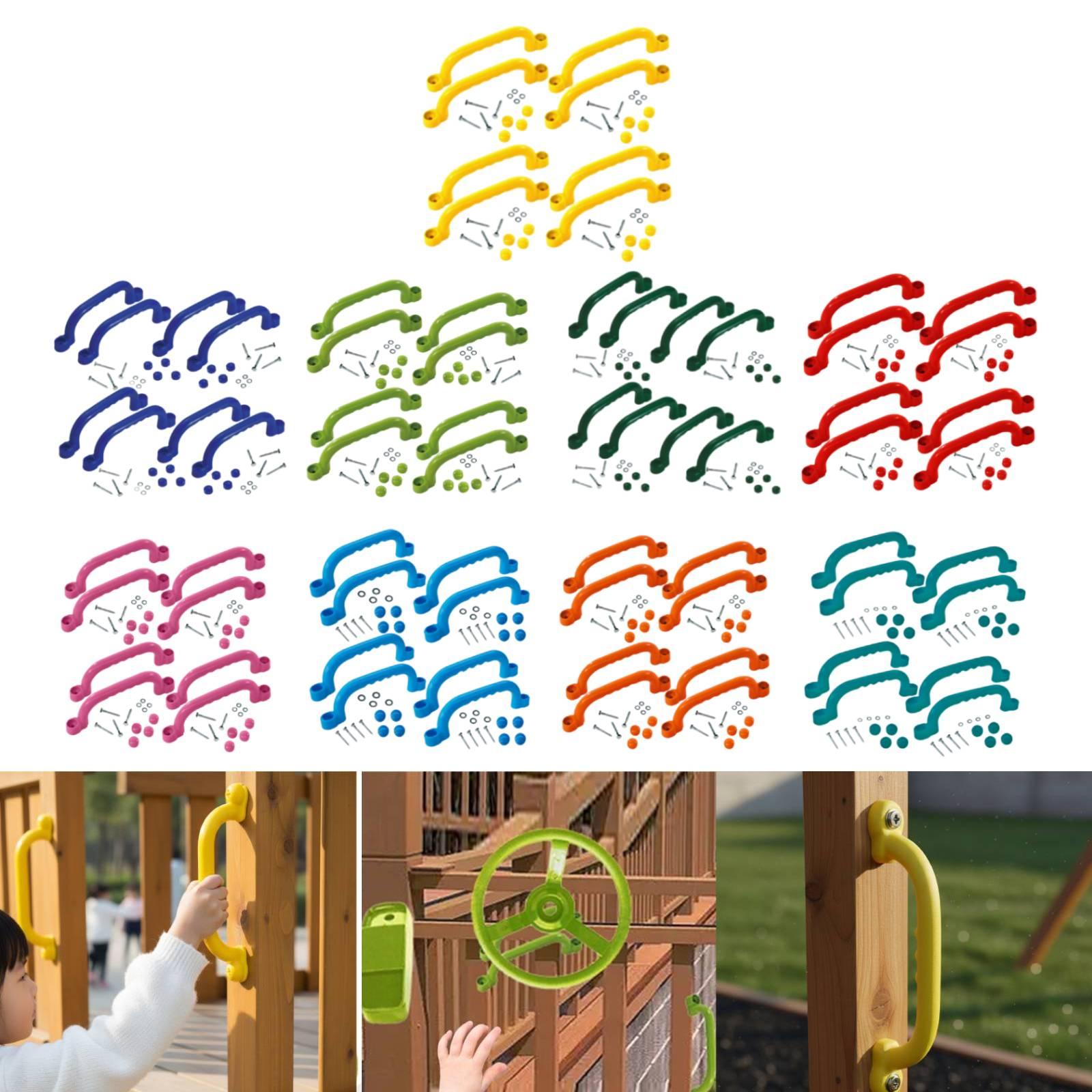 8 Pieces Climbing Handles Outd - Kids Outdoor Treehouse ulasan dan harga