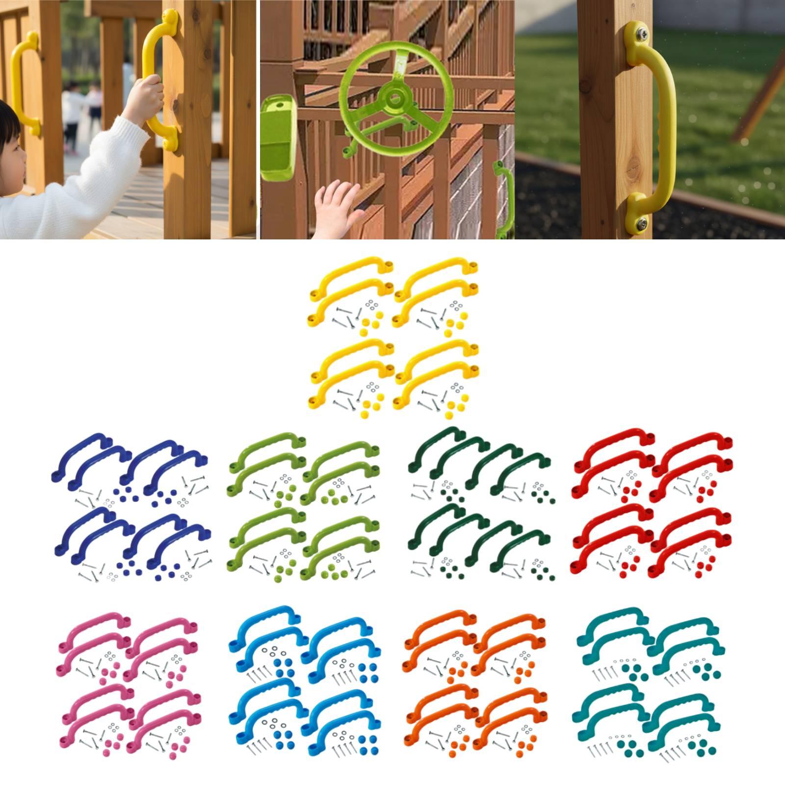 8Pcs Climbing Frame Handles Ea - Kids Outdoor Playhouse ulasan dan harga