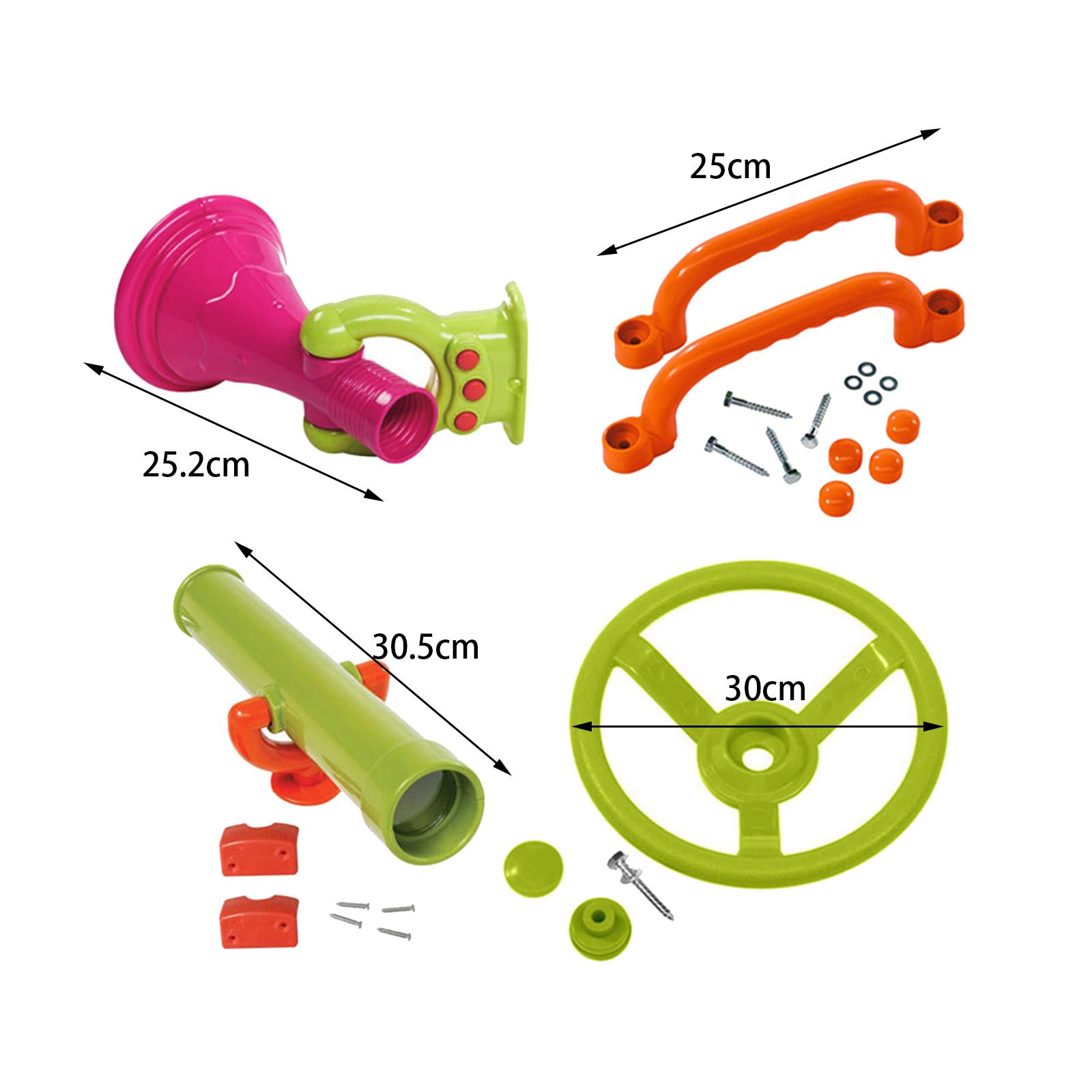 4 Pieces Jungle Gym Kingdom Pl - Kids Outdoor Treehouse ulasan dan harga