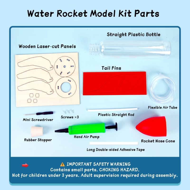 STEAM DIY Rocket Sprinkler Sum - Kids Outdoor Yard ulasan dan harga