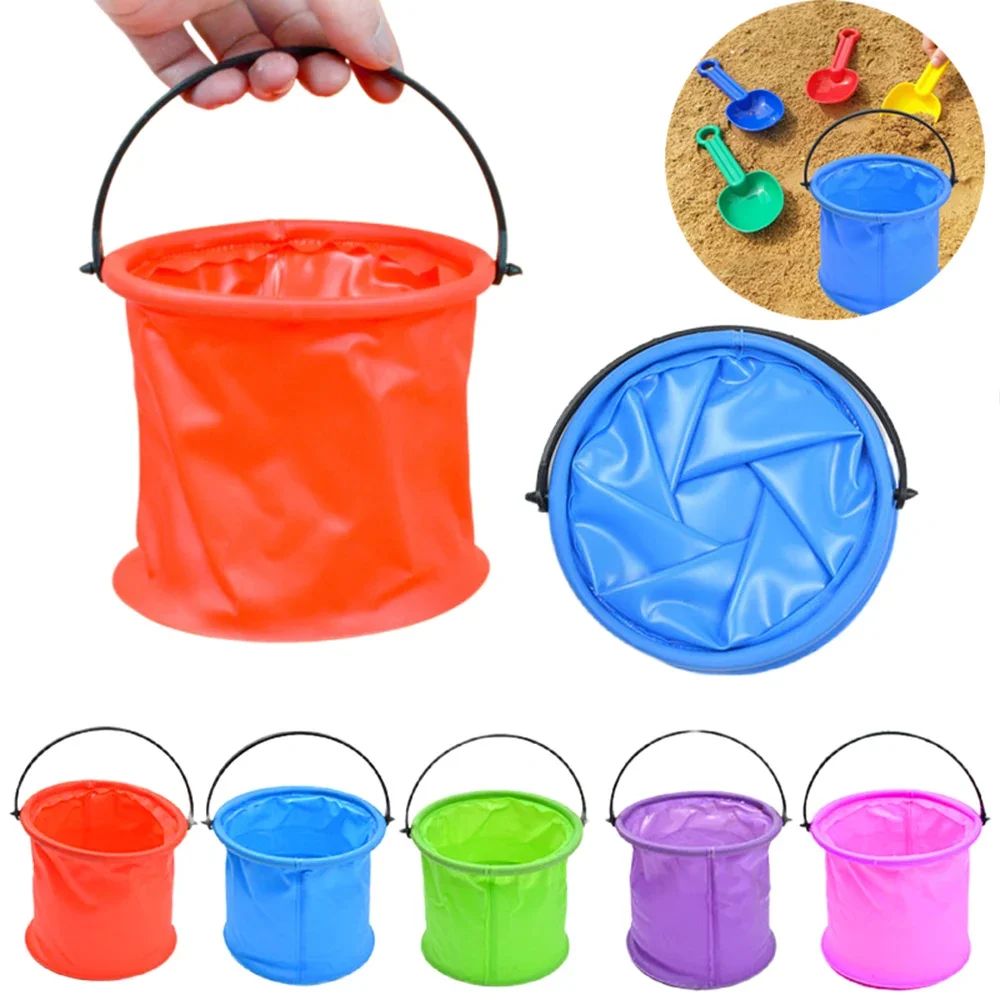 Collapsible Beach Sand Bucket  - Kids Outdoor Fun ulasan dan harga