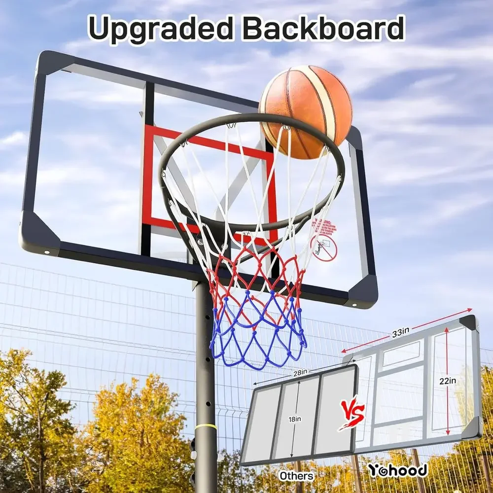 Adjustable Height Portable Bas - Kids Outdoor Basketball Hoop ulasan dan harga