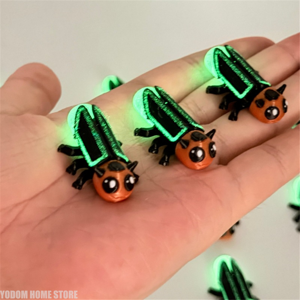 6Pcs 3D‑Printed Luminous Glow‑ - Kids Outdoor Easter Gifts ulasan dan harga