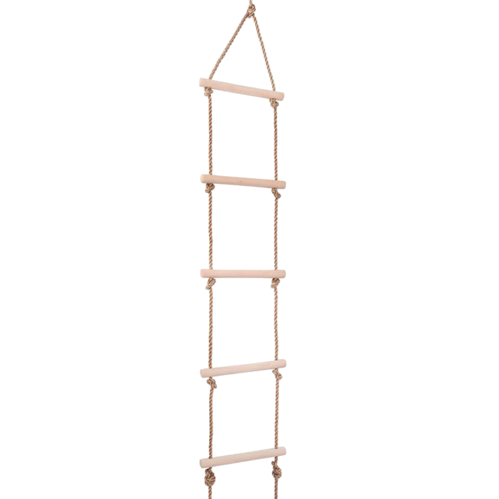 Kids Climbing Wooden Rope Ladd - Kids Outdoor Ladder ulasan dan harga