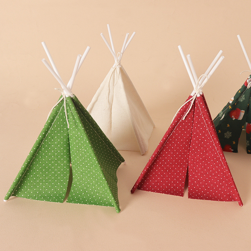 Dollhouse Mini Christmas Campi - Kids Outdoor Play Tent ulasan dan harga