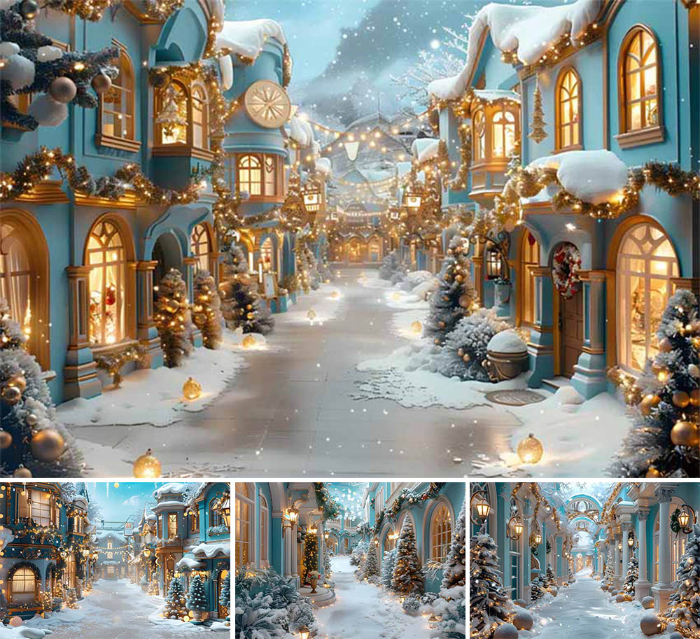 Mehofond Christmas Snow Street - Kids Outdoor Treehouse ulasan dan harga