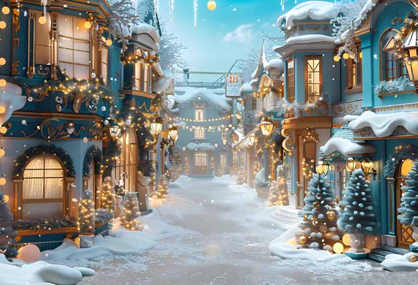 Mehofond Christmas Snow Street - Kids Outdoor Treehouse ulasan dan harga