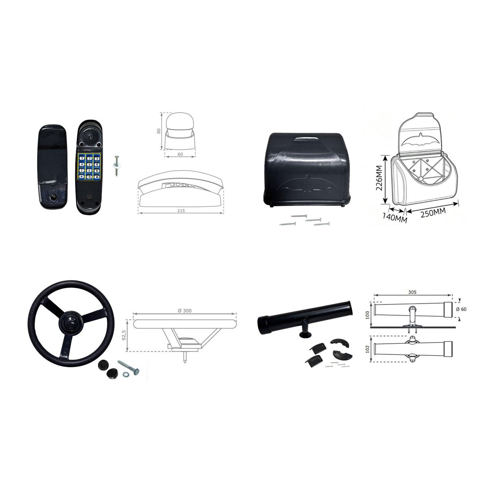 Playground Accessories Outdoor - Kids Outdoor Treehouse ulasan dan harga