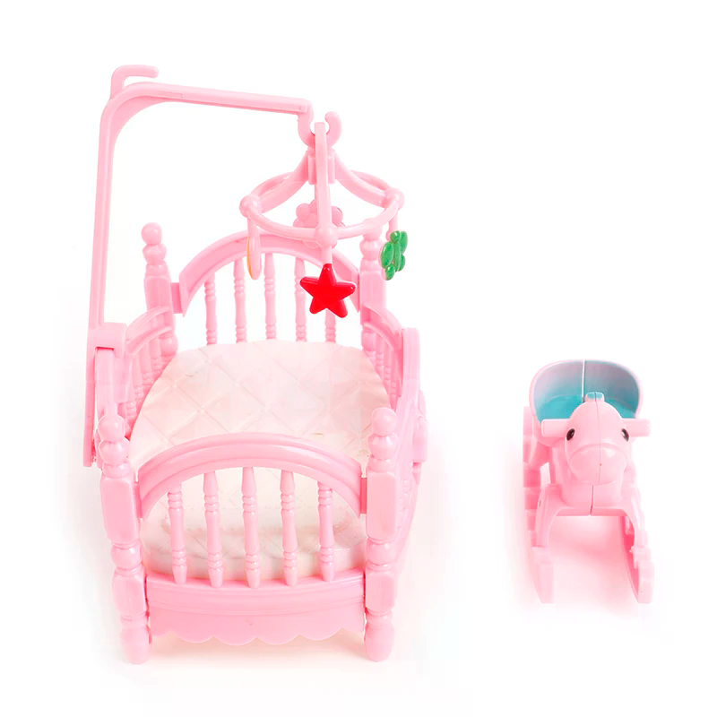 Miniature Crib Wooden Horse Se - Kids Outdoor Table And Chair Set ulasan dan harga