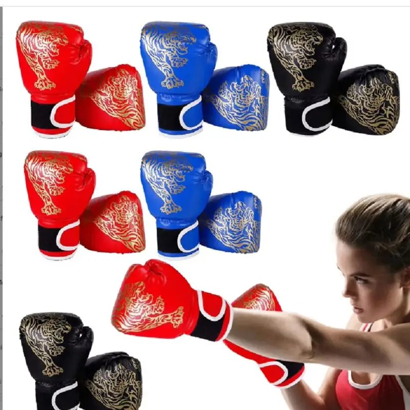 Boxing Gloves Breathable PU Le - Kids Outdoor Gym ulasan dan harga