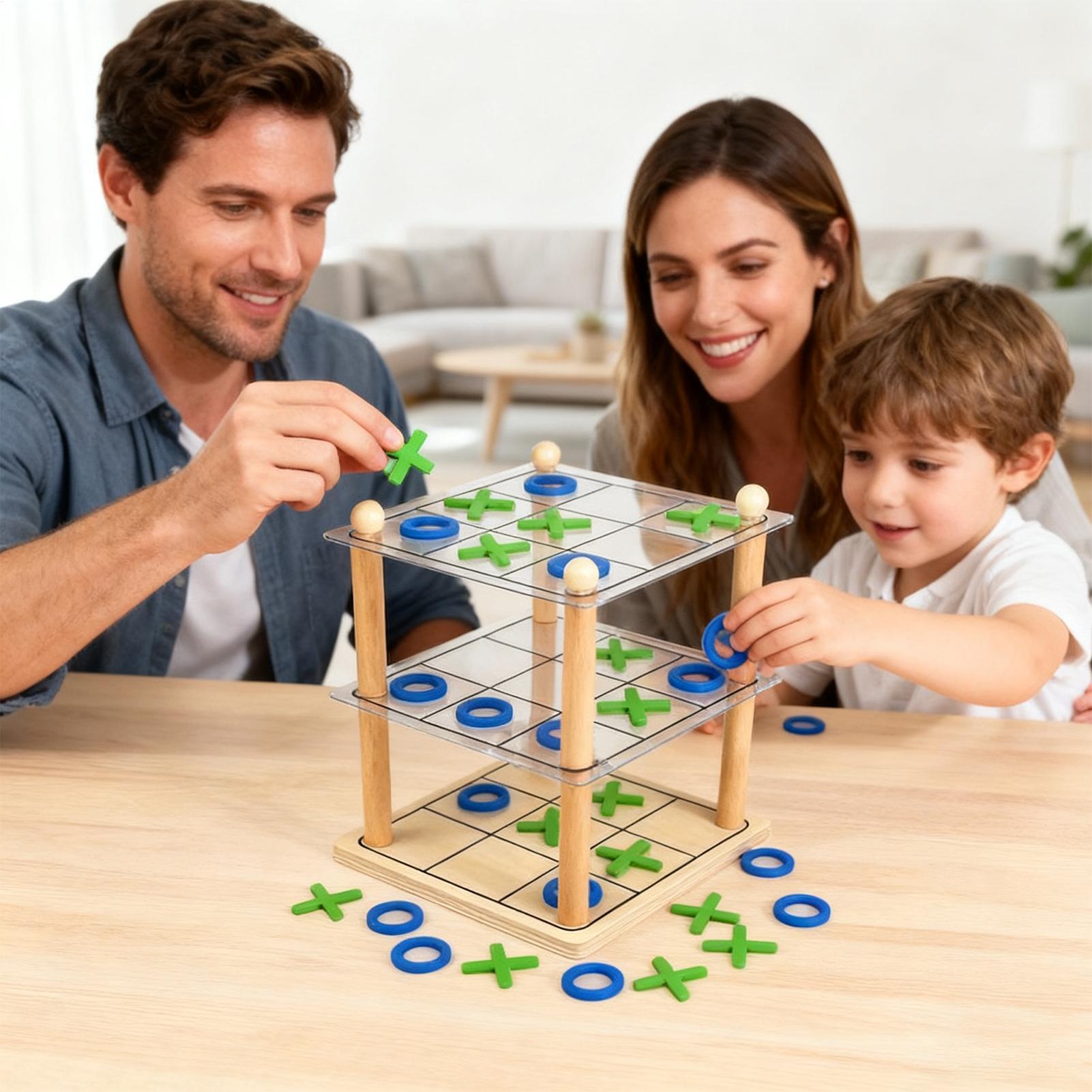 Connect Board Games 3D Strateg - Kids Outdoor Learning Activities ulasan dan harga