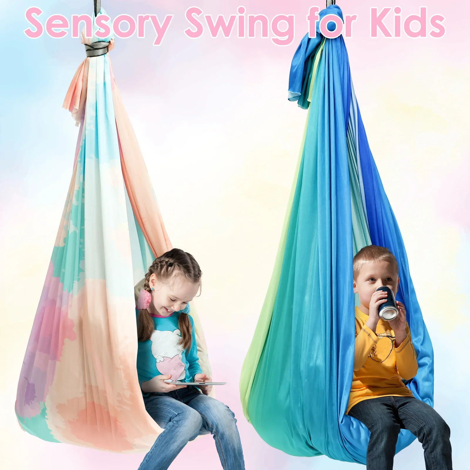Sensory Swing Comfortable Kids - Kids Outdoor Hammock Swing ulasan dan harga