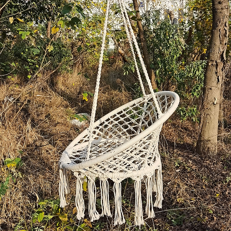 2025 Nordic Garden Handmade Kn - Kids Outdoor Hammock Swing ulasan dan harga